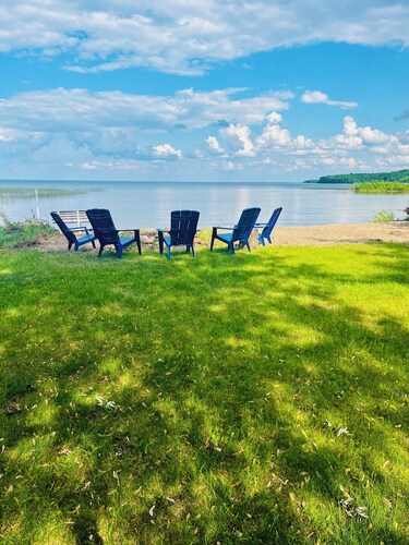 Lakefront Cabin on Mille Lacs: Dock, Sandy Beach, Casino, Sauna!