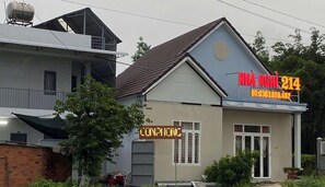 Façade de l’hébergement