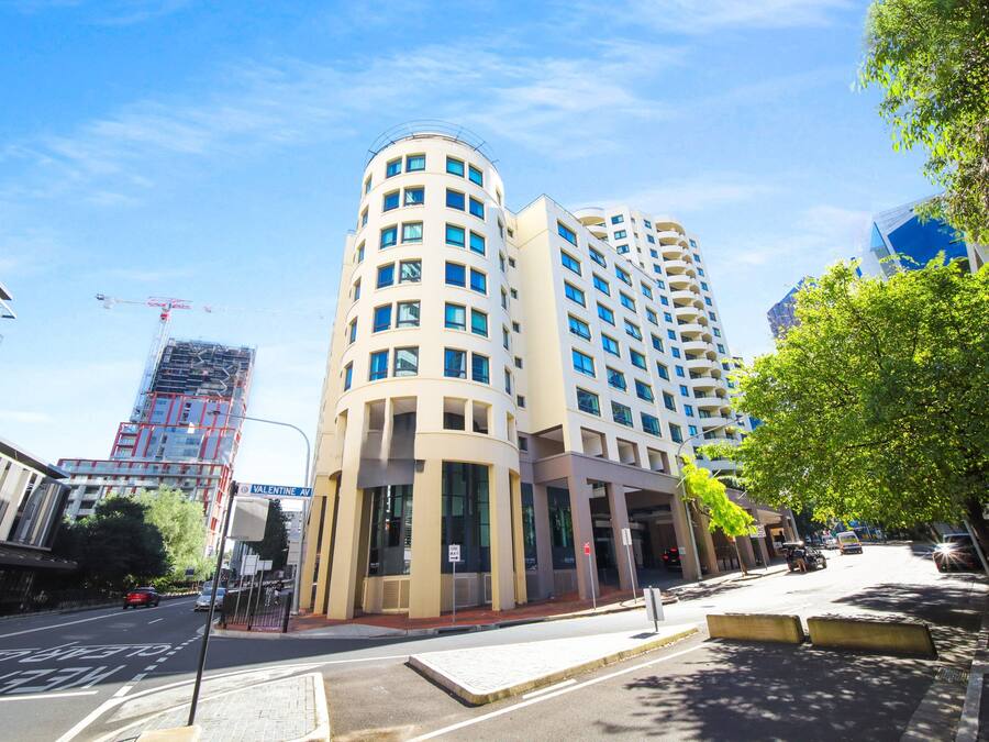 Voorkant van accommodatie