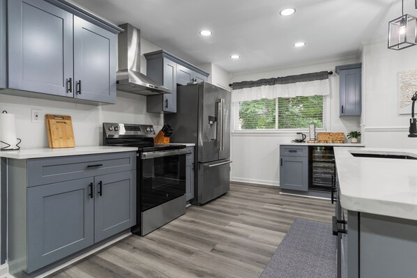 Microwave, oven, stovetop