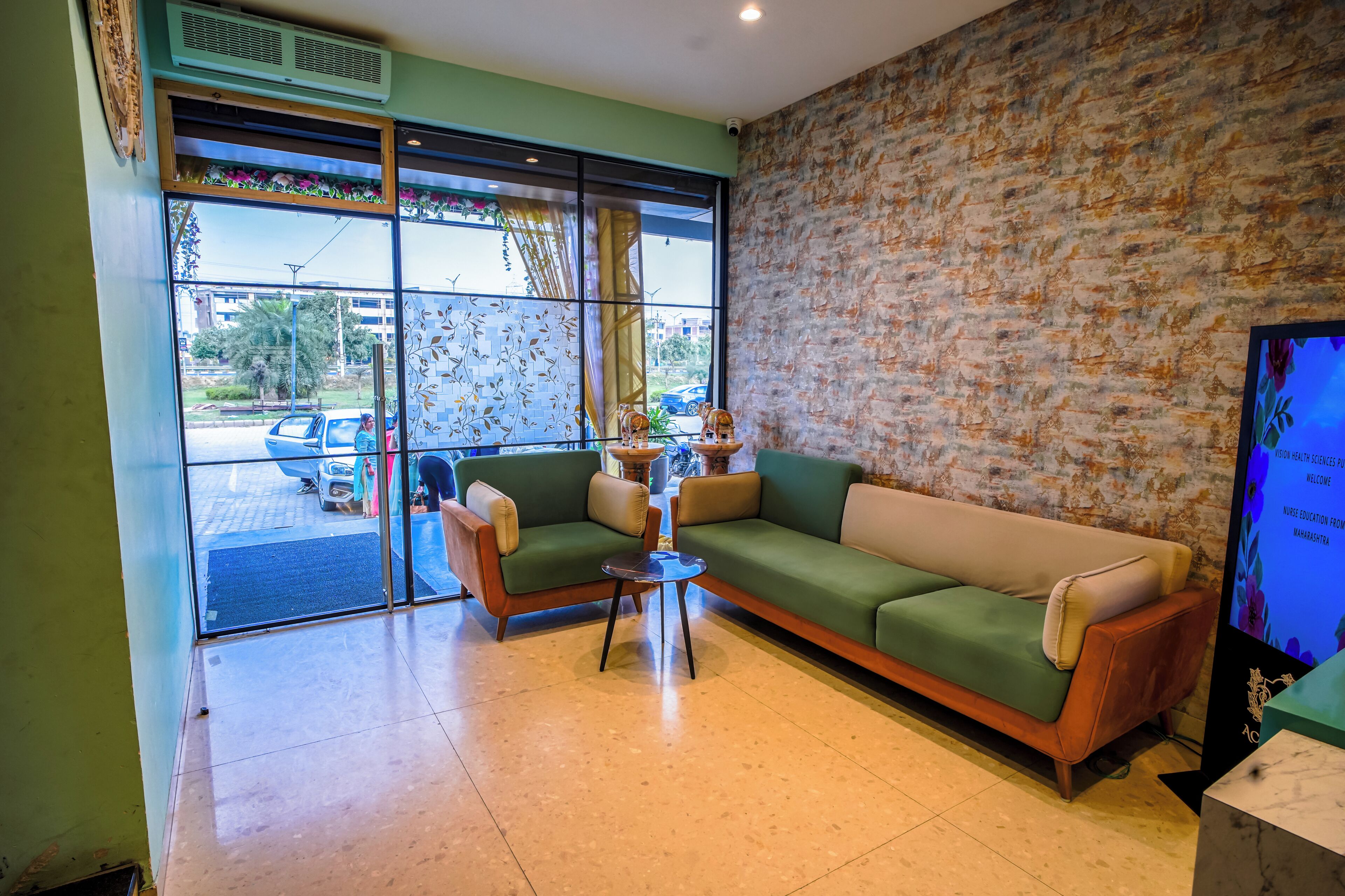 Sala de estar en el lobby