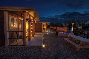 Fachada de la propiedad