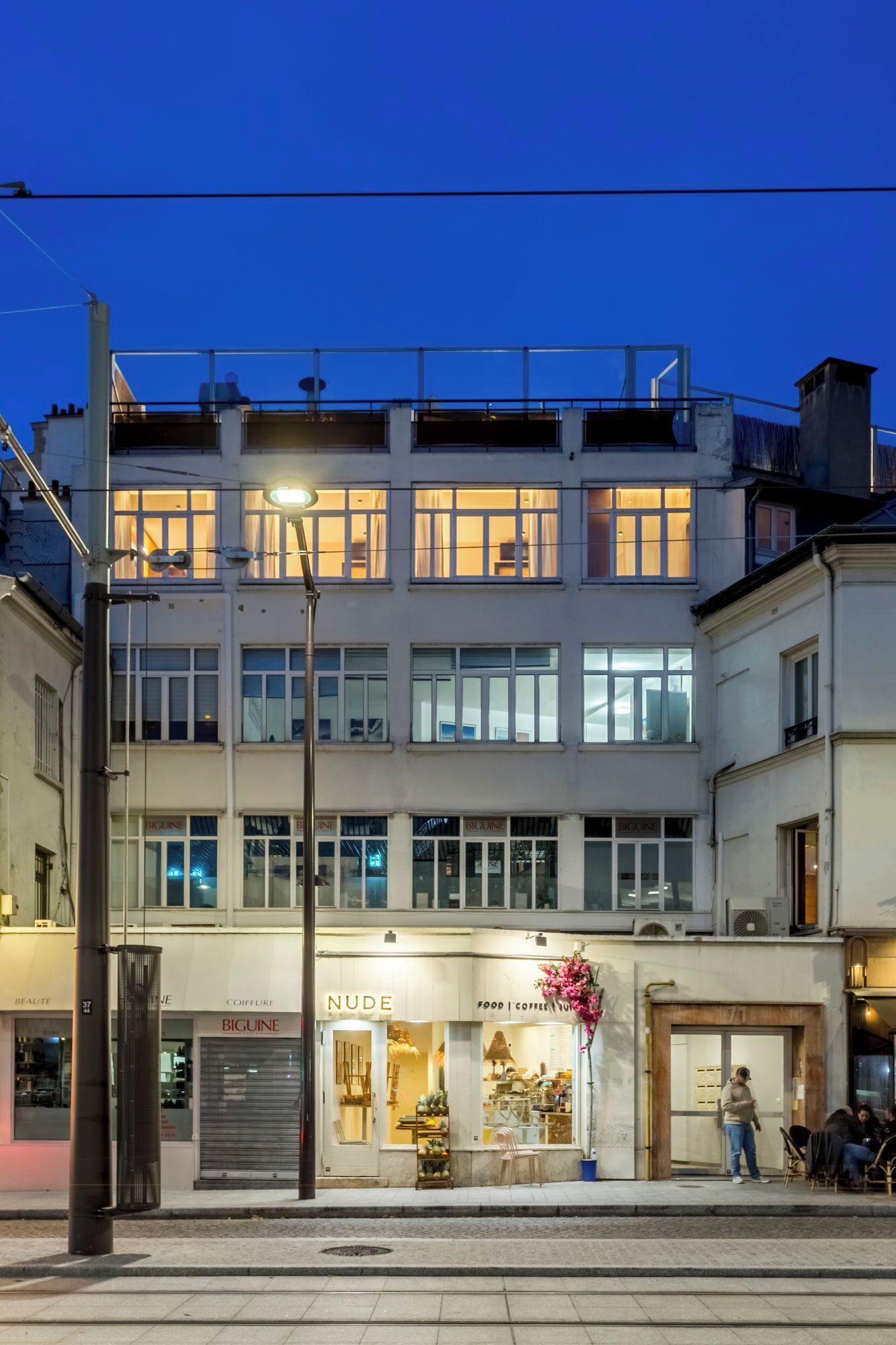Façade de l’hébergement