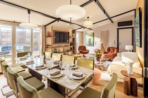 Apartment, City View | Living area | Offices - Merveil Luxury Suites - Cyr I-II - Terrasse (Paris)