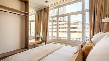公寓, 城市景观 | 防过敏的被褥、加厚床垫、客房内保险箱、特色装修