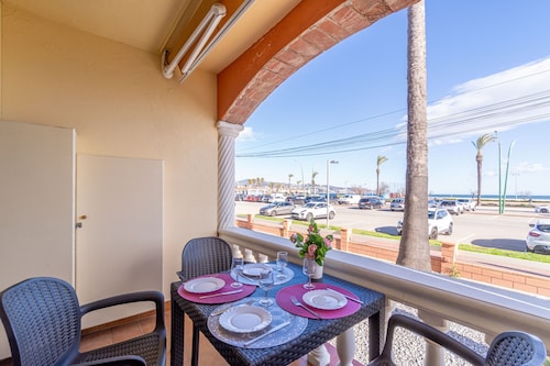 Beachfront Apartment With Sea Views