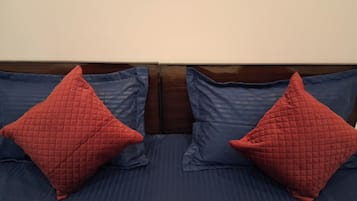 Free WiFi, bed sheets
