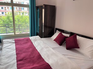 ห้องดับเบิล, เครื่องปรับอากาศ | Wi-Fi ฟรี, ผ้าปูที่นอน