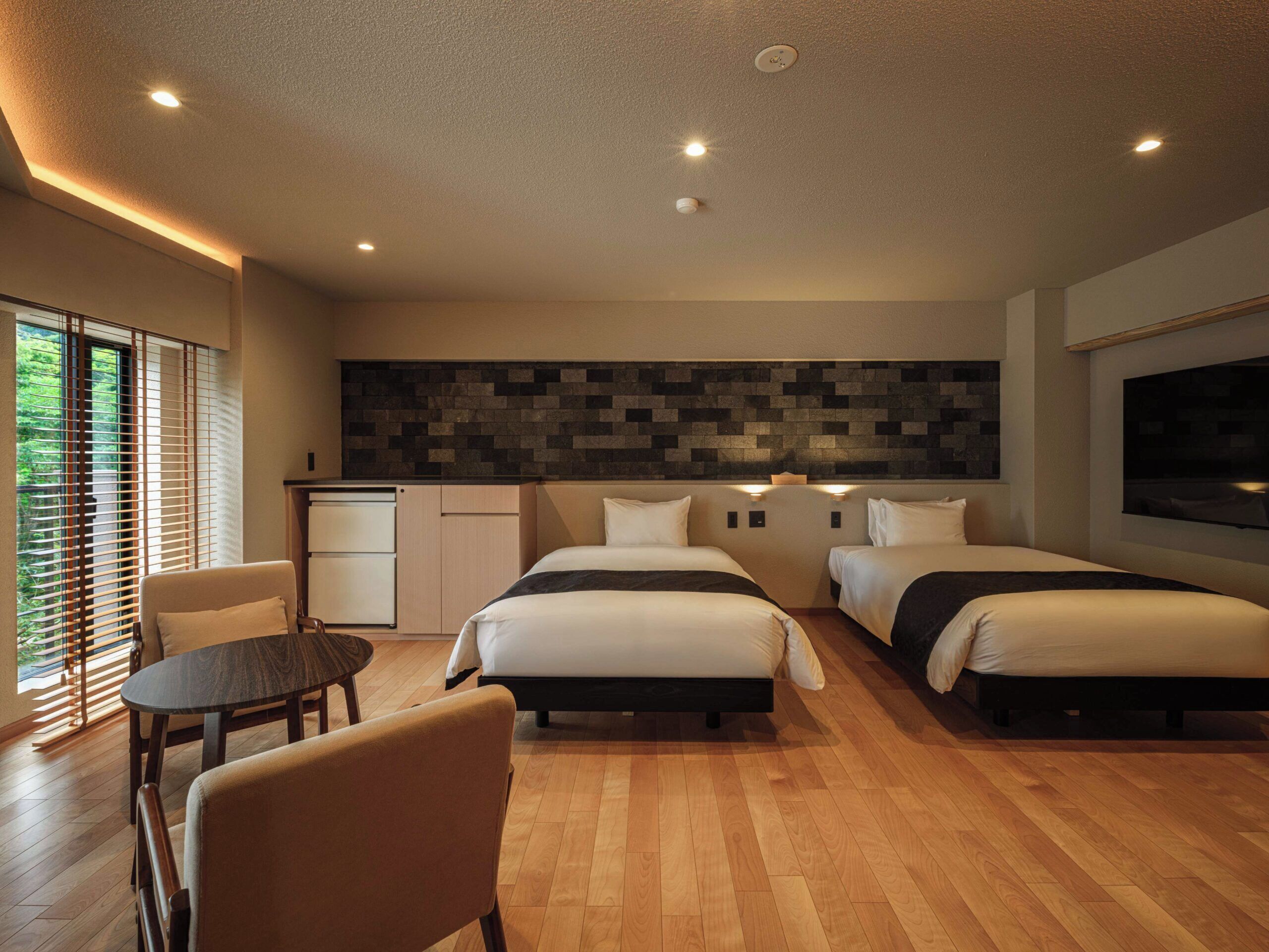 Chambre Deluxe avec lits jumeaux | Literie de qualité supérieure, couette en duvet d'oie, Wi-Fi gratuit