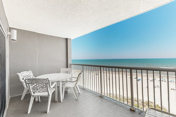 Signature-Apartment, Balkon, Strandblick | Ausblick vom Zimmer