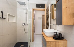 Shower, hair dryer