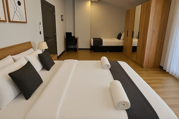 Iron/ironing board, free WiFi, bed sheets