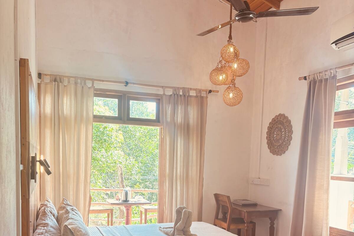 Comfort Double Room, Balcony, Garden View