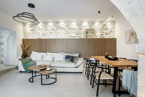 Dining - Villa Angelo | A Crafted Stone Retreat with Pool in Nature’s Embrace (Kato Poros)