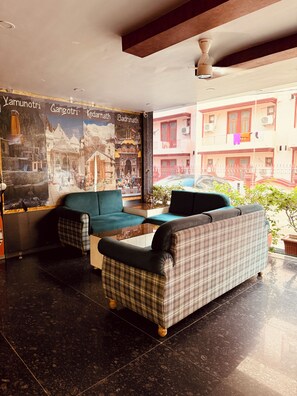 Sitteområde i lobbyen