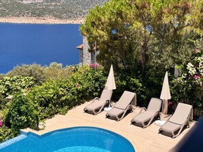 Seasonal outdoor pool - Villa Noa Amazing Sea view (Kas)