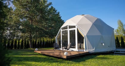 Romantic domes near the Vilnius City