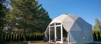 Romantic domes near the Vilnius City