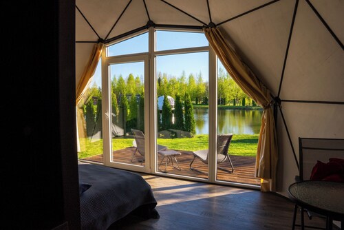 Romantic domes near the Vilnius City