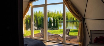 Romantic domes near the Vilnius City