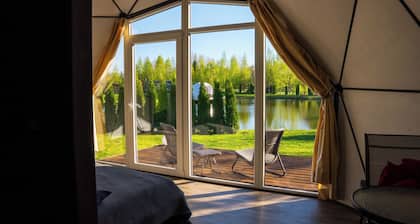 Romantic domes near the Vilnius City