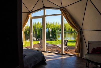 Romantic domes near the Vilnius City