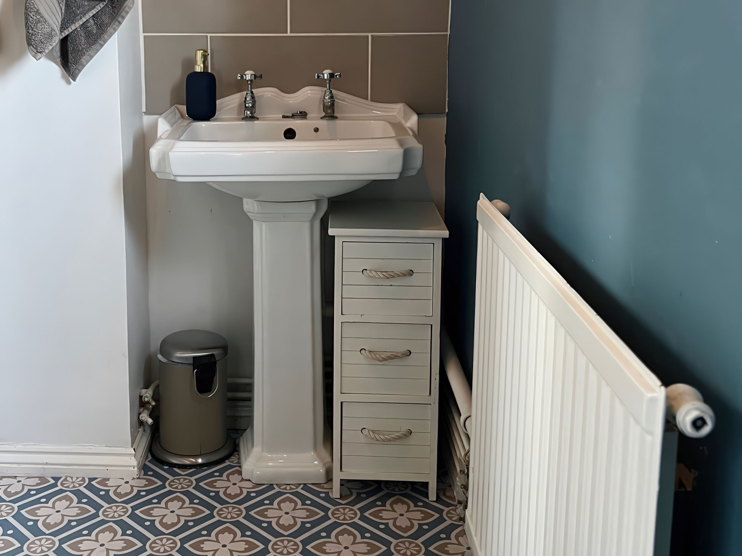 Shower, hair dryer