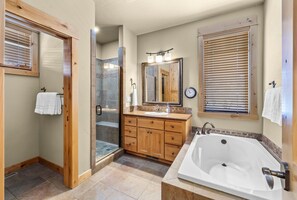Hair dryer, towels - Elegant Cabin Retreat at Brasada Ranch | Golf Views, Private Decks & Resort Perks (Powell Butte)