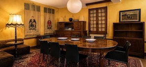 Dining - The Pianist's Stove Retreat: A Colorful, Artistic Country House & Garden (Montmeillant)