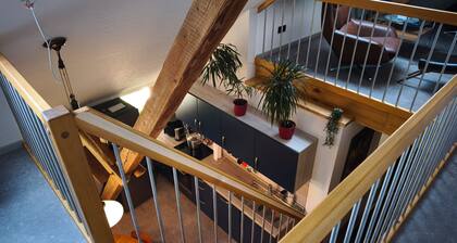 Ferienwohnung auf 2 Ebenen mit Galerien