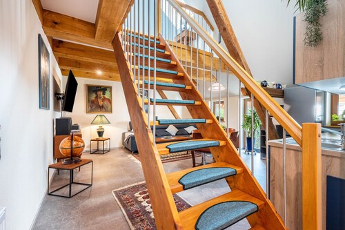 Offene Galerie-FeWo auf 2 Etagen