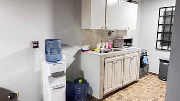 Standard Apartment, 2 Bedrooms | Private kitchen | Microwave, coffee/tea maker