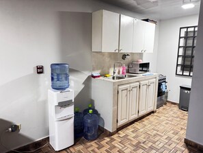 Standard Apartment, 2 Bedrooms | Private kitchen | Microwave, coffee/tea maker