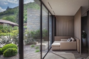 Sauna, steam room, body treatments, facials, 2 treatment rooms