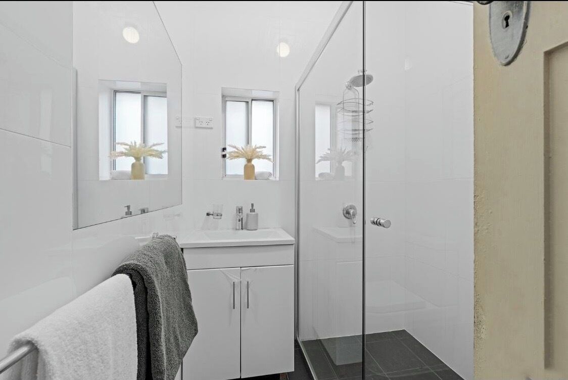 Hair dryer, soap, toilet paper
