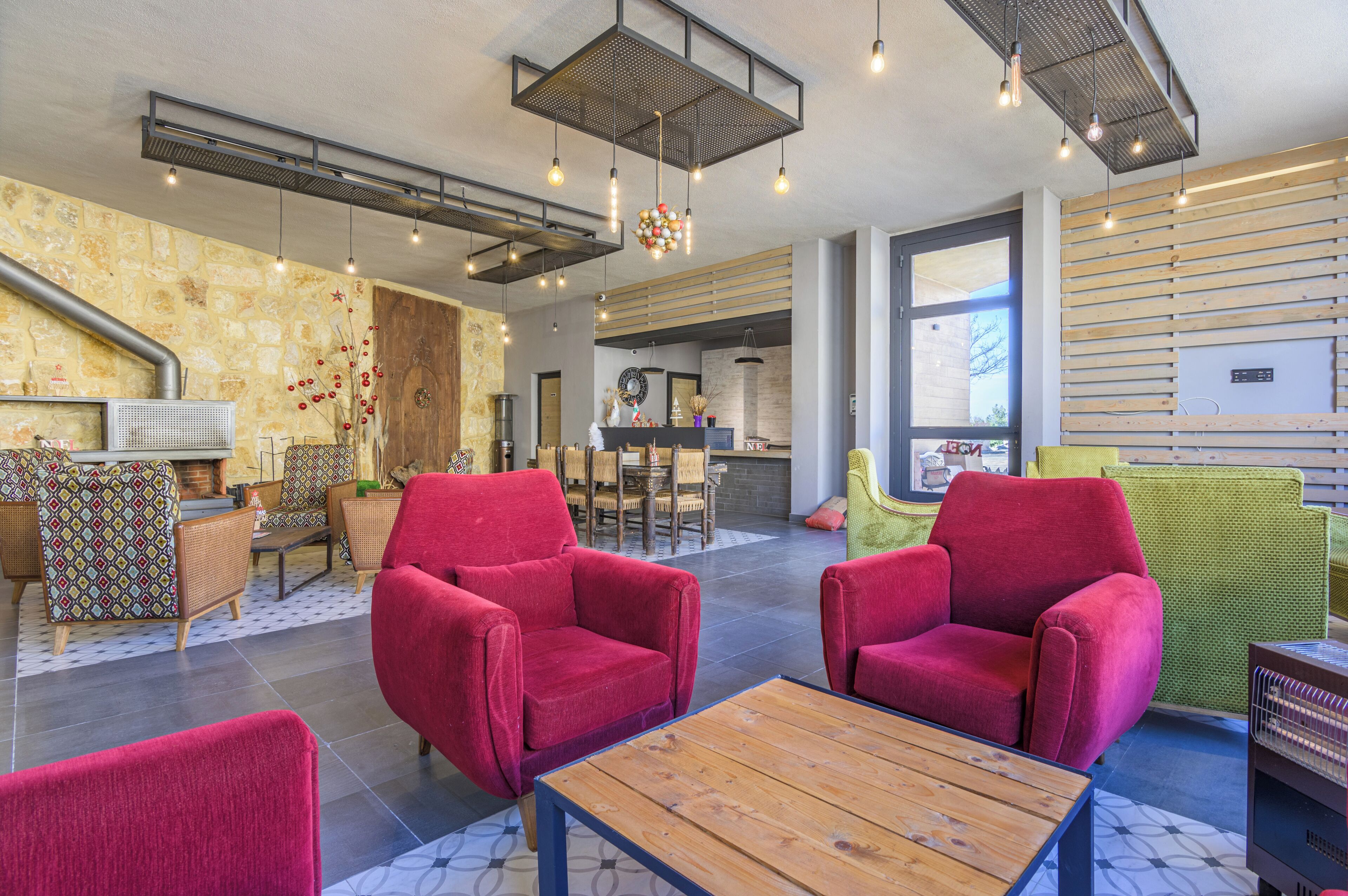 Sala de estar en el lobby