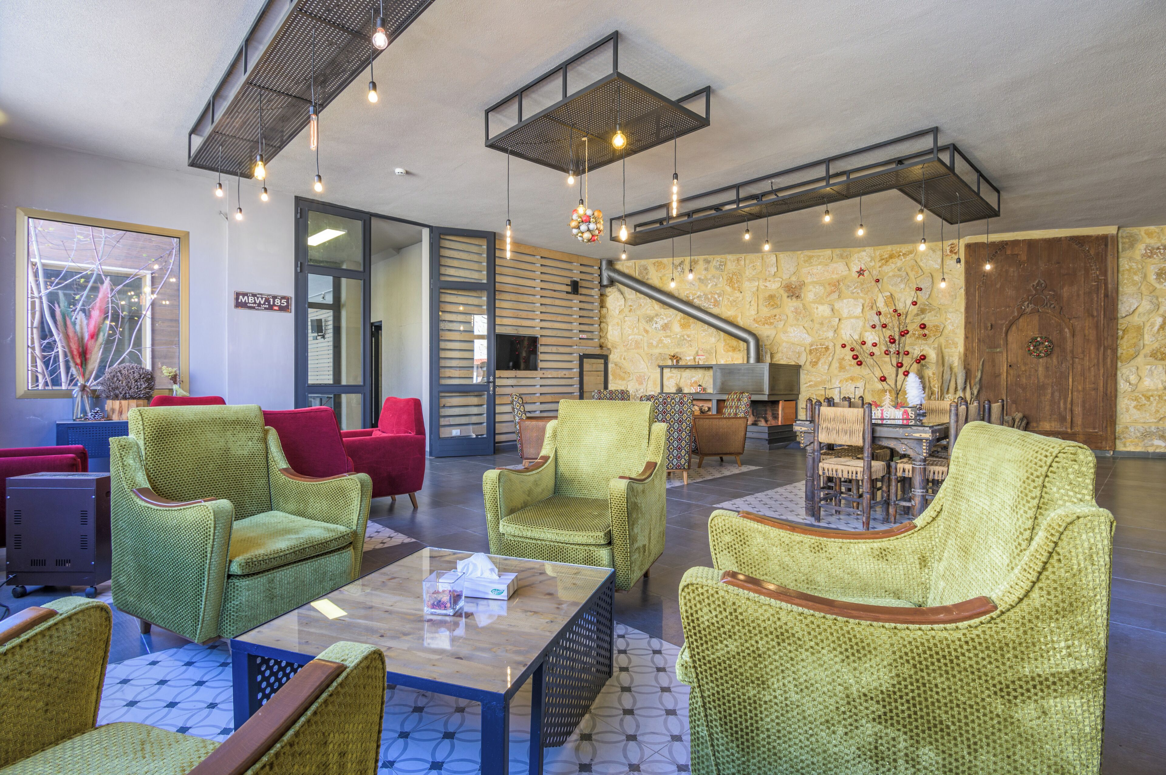 Sala de estar en el lobby