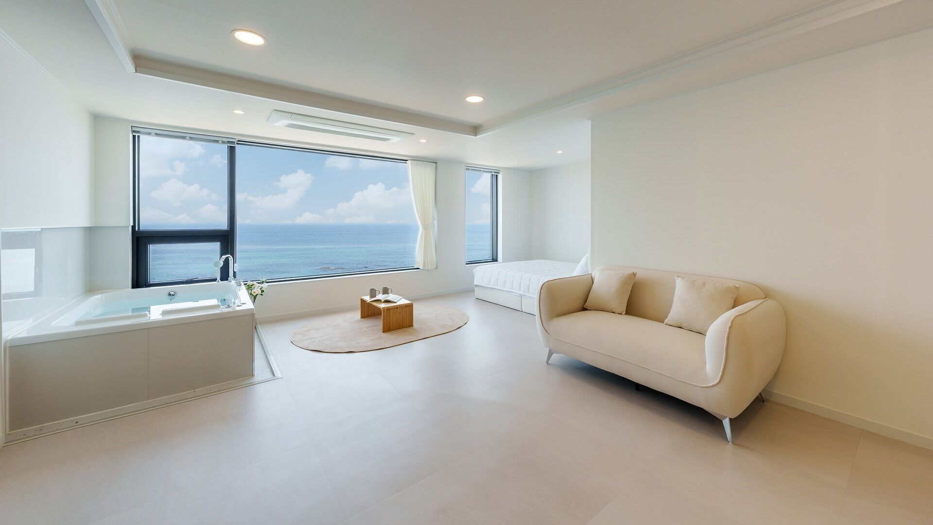 베이직룸, 침실 2개 (Room 502 (Full Ocean View / Spa)) | 1 개의 침실, 무료 WiFi