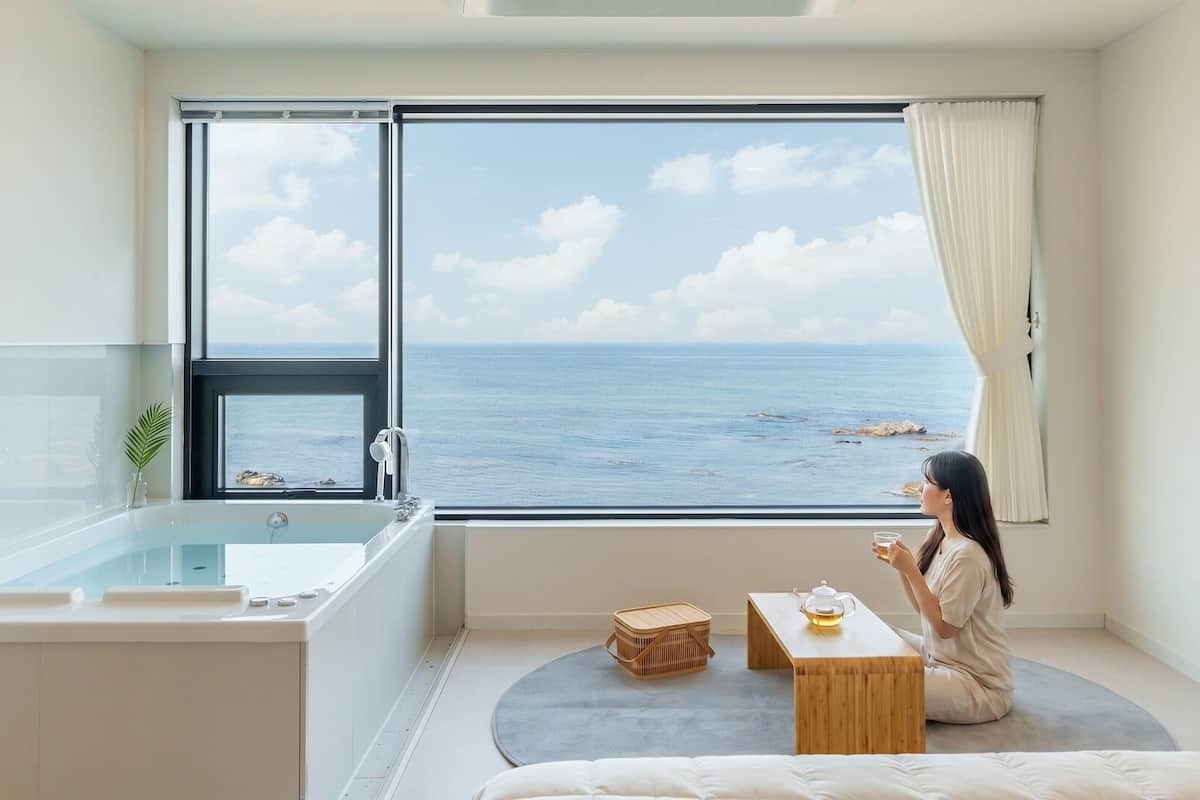 Basic-Zimmer, 1 Schlafzimmer (Room 201 (Full Ocean View / Spa))