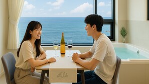 Basic Room, 1 Bedroom (Room 203 (Full Ocean View / Spa)) | 1 bedroom, free WiFi