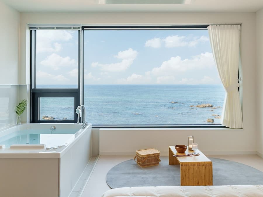 Basic-værelse - 1 soveværelse (Room 201 (Full Ocean View / Spa)) | 1 soveværelse, gratis Wi-Fi