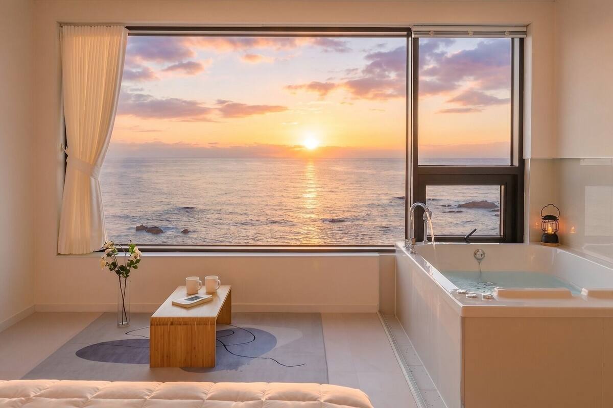 Basic-Zimmer, 1 Schlafzimmer (Room 302 (Full Ocean View / Spa))