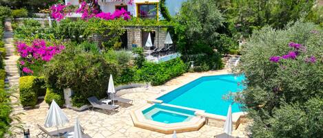 Villa, Balkon, Meerblick