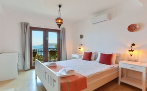 Villa, balcon, vue mer