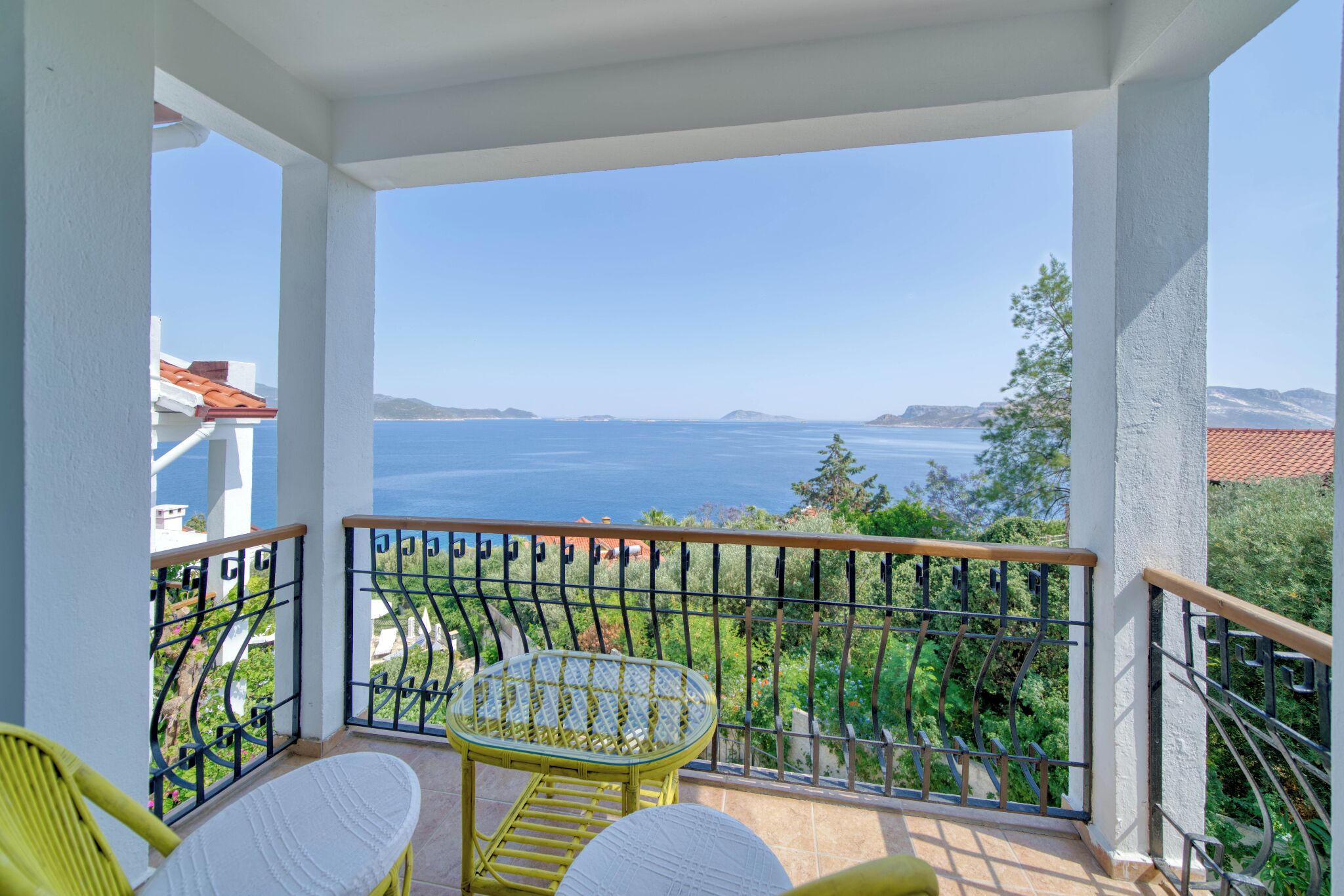 Villa, Balkon, Meerblick | Bügeleisen/Bügelbrett, kostenloses WLAN