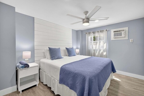 1 bedroom, iron/ironing board, travel crib, WiFi