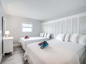 2 bedrooms, iron/ironing board, travel crib, WiFi