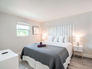 2 bedrooms, iron/ironing board, travel crib, WiFi