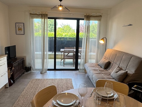 Appartement 2 pièces à Houlgate, proche plage, avec balcon et parking