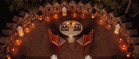 Couples dining